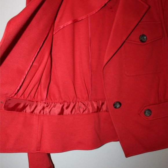 CAbi The Little Red Blazer Jacket Crimson HW9897 - Picture 9 of 10